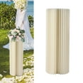 S SERENABLE Cylinder Pedestal Stand Cylindrical Display Stand Round Wedding Pillar Paper Columns ...