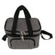 thumbnail image 5 of Bolsa térmica plegable de tela Oxford PEVA, a prueba de fugas, con doble aislamiento, bolsa de almuerzo con correa ajustable para el hombro para viajes, playa, picnic, camping, cáñamo, gris,, 5 of 10