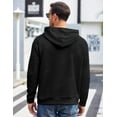 thumbnail image 5 of COOFANDY Men's Casaul Sweatshirt Long Sleeve Drawstring Knit Waffle Solid Hoodies for Men Slim Fit, 5 of 17