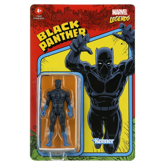 Marvel: Legends Series Black Panther Kids Toy Action Figure for Boys and Girls Ages 4 5 6 7 8 and Up (3.75”)
