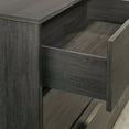 thumbnail image 2 of Roundhill Furniture Antique Grey Finish 3-Piece Wood Bed Room Set, King Bed and Two Nightstands, 2 of 12