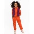 thumbnail image 2 of Color Mix by Garanimals Kids Fleece Sweatpants, Sizes 6–16, 2 of 10