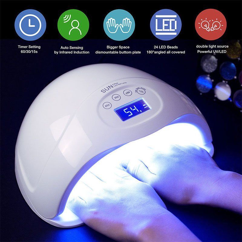 Tagital 48W LED UV Nail Lamp Light professional Curing Lamps for Fingernail & Toenail