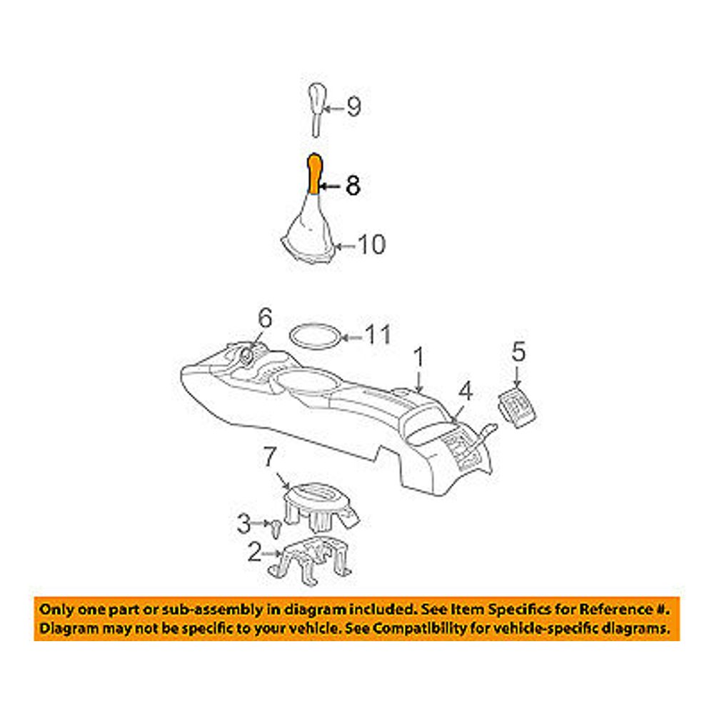 CHRYSLER OEM PT Cruiser Transmission GearShift Knob Shifter Handle
