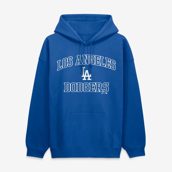 Men's Royal Los Angeles Dodgers Heart & Soul Pullover Hoodie