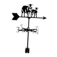 thumbnail image 3 of Ximing Black Sheep Weathervane Wind Direction Indicator Accessories Crafts Sheep Ornament Metal Weather Vane for Courtyard Farmhouse, 3 of 10