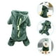 thumbnail image 4 of Ropa cómoda de forro polar coral para cachorros con diseño de dinosaurio, 4 of 7