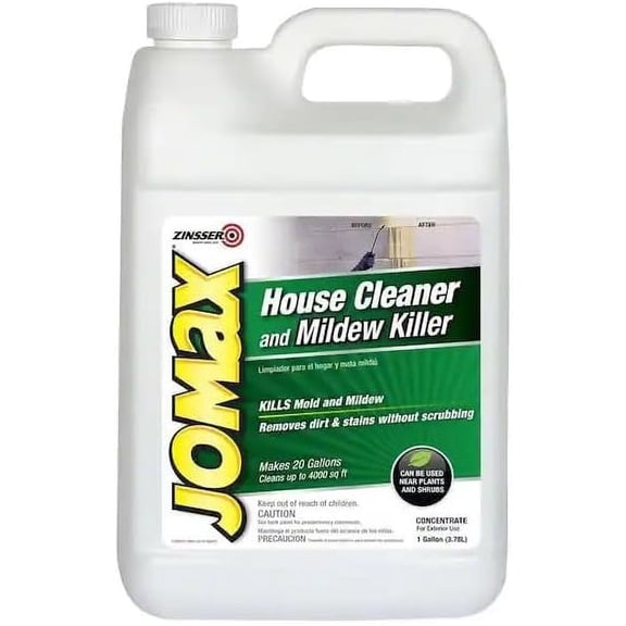 New Jomax 60101 Outdoor Gallon Mildew Remover House Siding Cleaner Concentrate