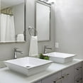 thumbnail image 2 of Nantucket Sinks NSV109 16" White Ceramic Vessel Square Bathroom Sink, 2 of 10