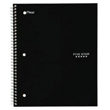 Five Star Wireless Notebook, 1 Subject, College Ruled,Assorted (09294 ...