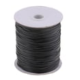 thumbnail image 2 of 170m/Roll Waxed Cotton Cord Wire Beading String Jewelry Hand Stitching DIY 1.5mm Black, 2 of 8