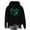 Black#8, variant on Tnhcen Women's Casual Hoodie Saint Patrick's Day 4-Leaf Clover Graphic Print Long Sleeve Pullover Hoodie for Women Size S-2XL Irish Festival Apparel