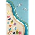thumbnail image 1 of Momeni VERANVR-63BLU2030 Veranda Chinese Hand Hook Area Rug, Blue - 2 x 3 ft., 1 of 1