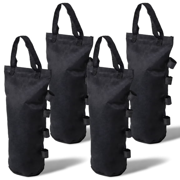 Canopy Weights Sand Bags Set of 4, Pop up Canopy Tent Weights Sandbag for Canopy Tents, Outdoor Instant Sun Shelters, Patio Umbrellas, 5x20inch