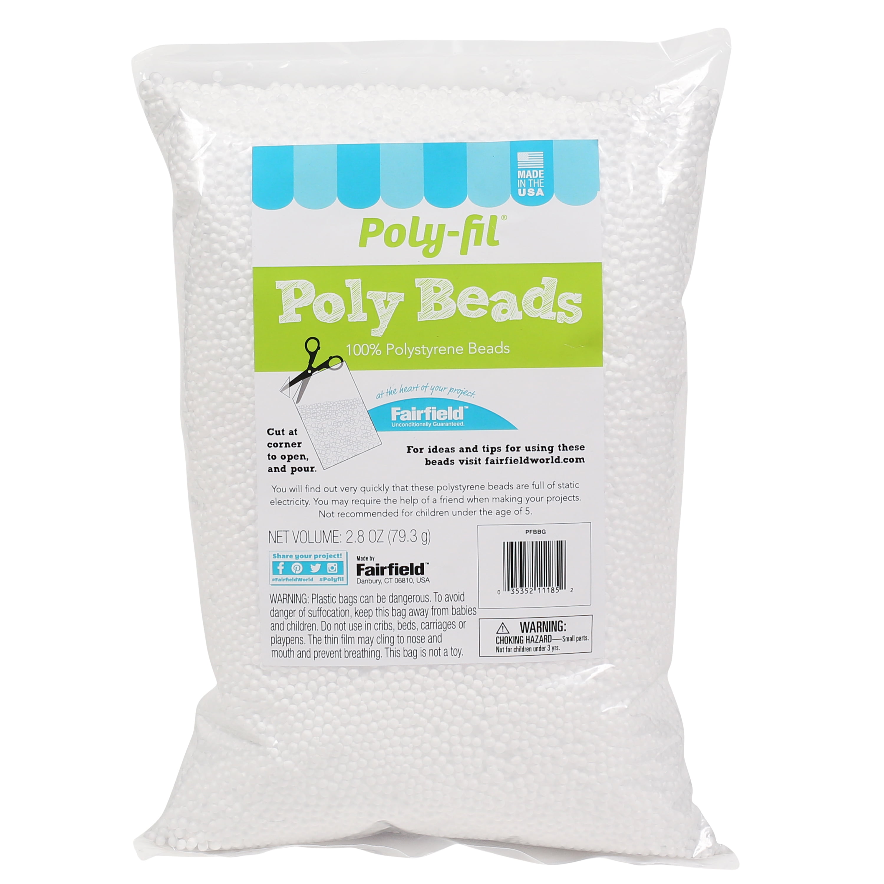 Poly-Fil® Poly Pellets® Weighted Stuffing Beads by Fairfield 