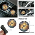 thumbnail image 6 of Renewold Dolphin Bohemian Flower 15 PCS Car Seat Covers Set for Men Women, Seat Protector Steering Wheel Cover Seat Belt Pads Trash Bin Sunglasses Pocket Rear View Mirror Protector Coasters Keychain, 6 of 7