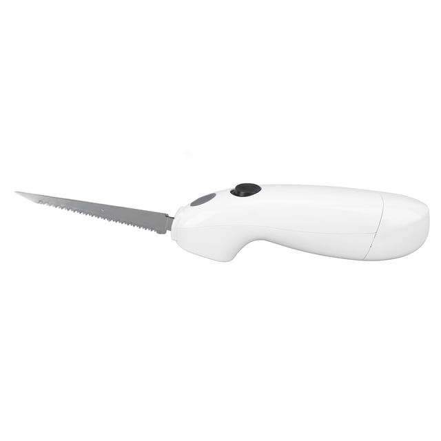 Cuchillo eléctrico recargable inalámbrico, cuchillo con batería, cuchillo eléctrico de acero inoxidable de fácil corte, cuchillo eléctrico para filete, resistente y resistente