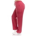 thumbnail image 4 of Women's Straight-Leg Scrub Pants – 4-Way Stretch - Stretch Comfort Fit, 6-Pocket Utility Design, Professional Workwear, Multiple Colors, 4 of 6