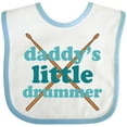 thumbnail image 3 of Inktastic Daddy's Little Drummer Boys or Girls Baby Bib, 3 of 4