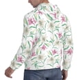 thumbnail image 6 of Daiia Lilies Flowers for Men's Fashion Hoodies & Sweatshirts with Kangaroo Pocket Hooded Sweatshirt Breathable & Moisture Wicking-Medium, 6 of 7