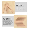 thumbnail image 3 of 6 Pairs Wood Claves Musical Percussion Instrument Rhythm Sticks Percussion Rhythm Sticks Children M, 3 of 5