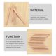 thumbnail image 3 of 6 pares de claves de madera para instrumentos de percusión musical, baquetas rítmicas, baquetas rítmicas para niños M, 3 of 5