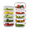 White, variant on KORDISEN 5-Pack 36oz Glass Food Storage Containers with Gray Lids, Glass Meal Prep Containers for Leftovers, Lunch and Food Storage