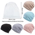 thumbnail image 2 of Sonducket Gorros apilables, gorros de viaje, gorros de invierno, gorros ajustables, accesorios para exteriores, gorro de punto, azul cielo Sombreros Café, 2 of 6