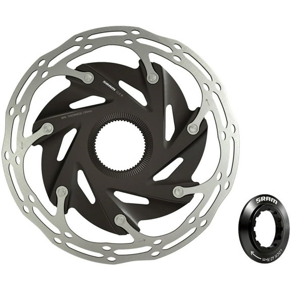 SRAM CenterLine XR Disc Brake Rotor - 140mm, Center Lock, 1.85mm, Includes Internal Tooled Lockring