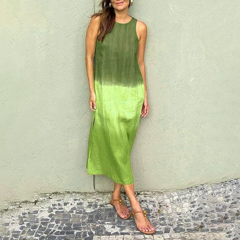linen dress with fringe Umgee Clothing High-Low Fringe Hem Linen Dress With Pockets M / Oatmeal main image 0