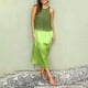 thumbnail image 1 of WILLBEST Maxi Vestidos de Mujer Vestido Largo Informal de Lino sin Mangas con Abertura y Degradado Teñido Anudado para Mujer Chica, 1 of 3