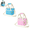 Blue+Pink+Purple, variant on Family Size 4 Compartment Drink Bag, Multiple Tumbler Carrier Caddy, with Adjustable Strap, 4 Compartment Insulated Drink Holde, for Hiking, Walking, Sports, Family Outings & Daily Use