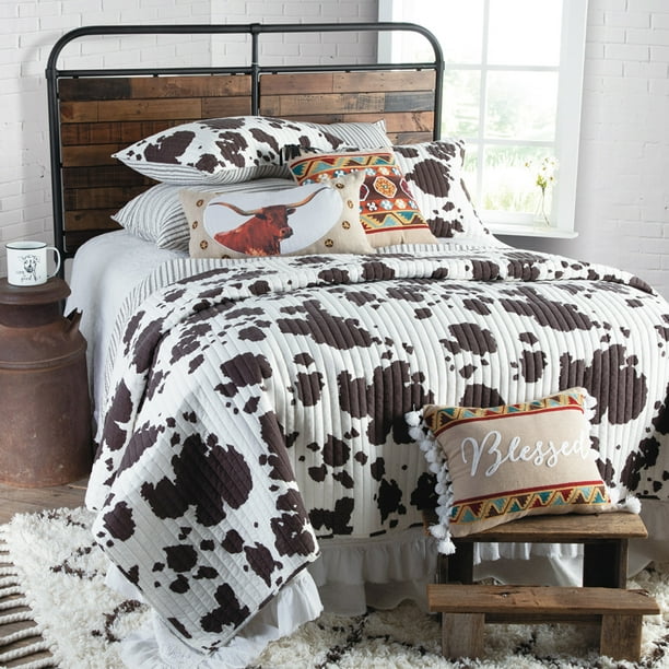 Bessie Cow Print Quilt Twin Walmart Com Walmart Com