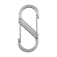 thumbnail image 2 of Nite Ize S-Biner Stainless Steel Dual Carabiner - Multi Purpose Dual Carabiner Clip - Great for Camping Supplies & Hiking Essentials - Secure Key Holder - Size 3, Stainless (6 Pack), 2 of 8