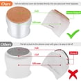 thumbnail image 4 of 24 Protectores De Silicona Para Patas De Sillas, Almohadillas De Fieltro Para Muebles Para Pisos De Madera Dura, Protectores De Patas De Sillas De Goma Para Pisos De Madera Dura, Tapas Para Patas De S, 4 of 5