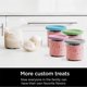 thumbnail image 2 of Envases de pintas para helado, repuesto para pintas y tapas Ninja Creami, compatibles con las series NC300, NC301, CN305A y NC299AM de Banmo., 2 of 5