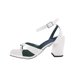 thumbnail image 2 of Sandalias de tacón alto con punta cuadrada para mujer, informales, para vacaciones Wmkox8yii  nm4356, 2 of 5