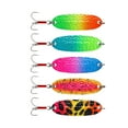 thumbnail image 2 of Almencla 5 Pcs Cuillères de Pêche Attirail en Fer Leurres de Pêche pour Marigan Sébaste Saumon 7G 5.7cm, 2 of 8
