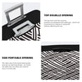 thumbnail image 5 of Daiia Black White Stripes Luggage Cover, Thickened Washable Travel Luggage Covers, Elastic Unique Baggage Covers for 18-20 inch Luggage-X-Large, 5 of 9