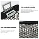 thumbnail image 3 of Balery Black White Stripes Funda de equipaje, fundas para maletas, elástica, lavable, protector de maletas, compatible con maletas de 18 a 32 pulgadas-X-Large, 3 of 7