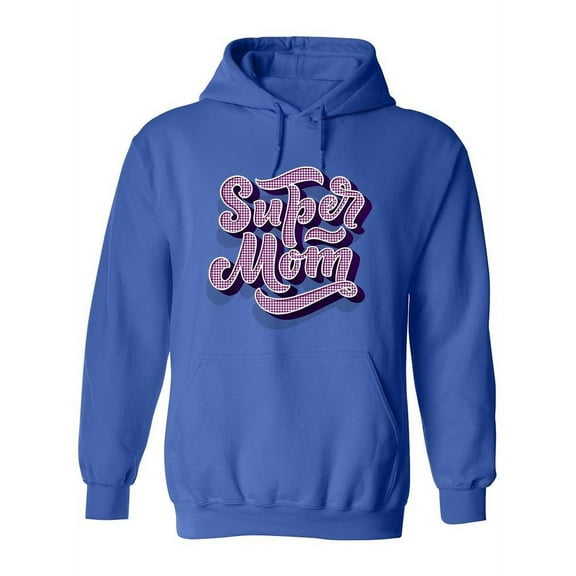 Super Mom Retro Hoodie Women -Image by Shutterstock, Female Small