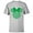 Athletic Heather, variant on Disney Minnie Mouse Green 4-Leaf Clovers St. Patrick's Day - Short Sleeve T-Shirt for Kids - Customized-White