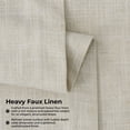 thumbnail image 2 of Malted Cream Heavy Faux Linen Curtain (1 Panel), Malted Cream, 50W X 108L, 2 of 10