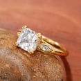 thumbnail image 4 of K-KED Fashion Gold plated Ring Cubic Zircon Women Wedding Delicate Jewelry Sz 6-10-8, 4 of 6