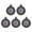 Gray, variant on Blateno 5 Pack Hair Catcher Shower Drain Covers To Help Clogs, Protector Silicone Bathtub Hair Stopper Easy to Install and Clean Suit for Bathroom Tub Shower and Sink
