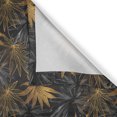 thumbnail image 6 of Ambesonne Floral Valance & Curtain, Minimalist Tropical Leaves, 55"x36", Marigold and Dark Grey, 6 of 7