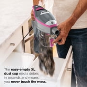 Shark Rocket Pro DLX Corded Stick Vacuum, Carpet and Hardfloors, Pet Friendly, Advanced Swivel Steering, XL Cup, Anti-Allergen Dust Brush, Removable Handheld, HV371 Fuchsia