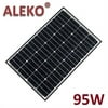 ALEKO Solar Panel Polycrystalline 95W for any DC 12V Application (gate opener, portable charging system, etc.)