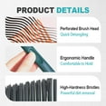 thumbnail image 2 of 2 in 1 Hair Brush Cleaning Tool, 2025 New Comb Cleaning Brush, Portable Hairbrush Cleaner Tool Rake, Hair Brush Cleaner for Travel, Hairbrush Cleaning Tool for Home and Salon Use(2Pcs Gray), 2 of 7