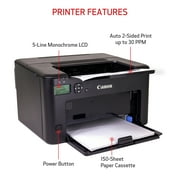 Canon imageCLASS LBP122dw - Wireless, Single Function Printer, Black